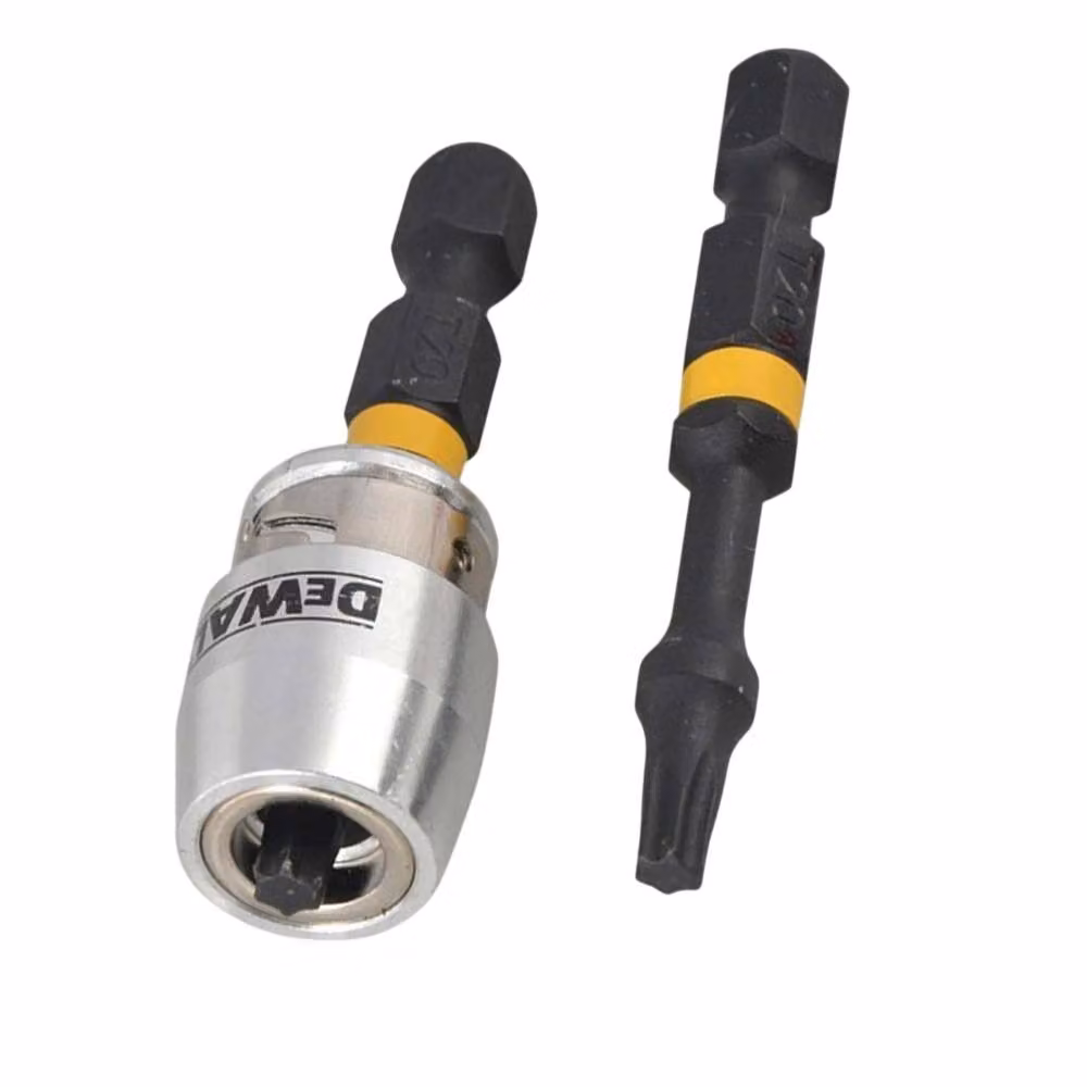 DeWalt 1/4 inch Impact Driver Set with Bit Holder in Silver – 2
