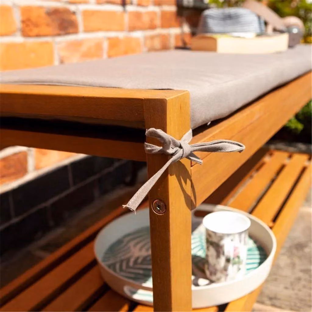 Cheshire 2 Seater Occasional Garden Bench in Brown Wood – 2