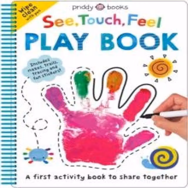 Priddy Books See, Touch, Feel: Play Book, Multicolour