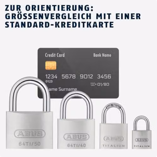 ABUS Titalium Padlock Keyed Alike in White and Silver – 5