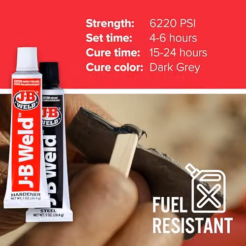 JB Weld Original Cold-Weld Heat Resistant Epoxy in Grey and White – 4