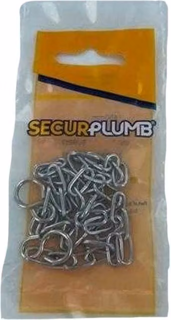 Securplumb Bath Plug Chain in Silver – 1