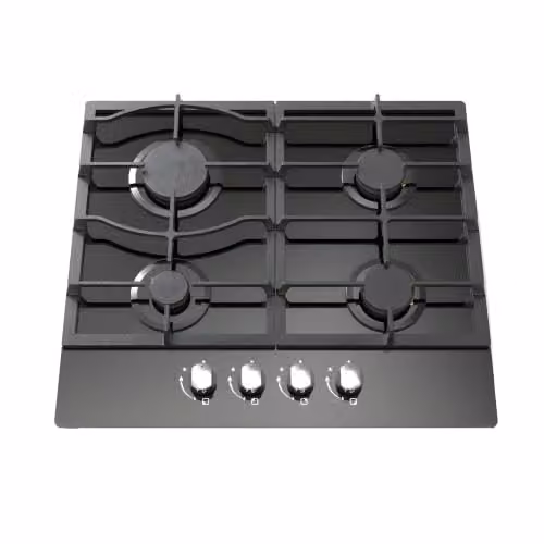Cata UBGOG601BK Black 4 Zone Gas Hob