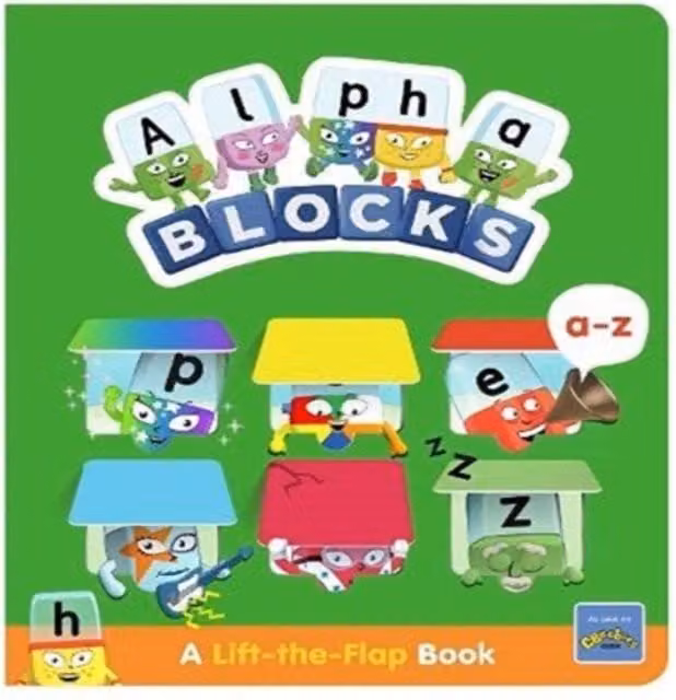 Sweet Cherry Publishing Alphablocks A-Z Lift-the-Flap Board Book, Multicolour