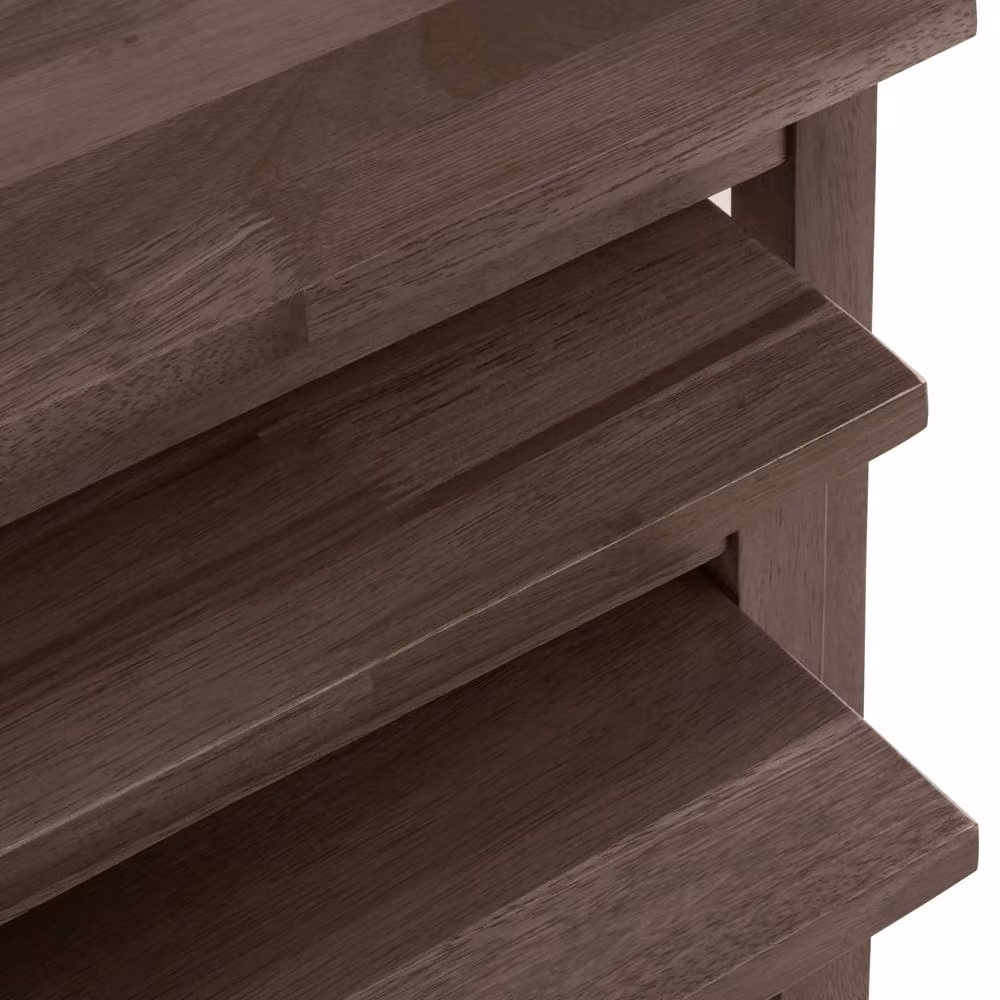 Cheshire Inverlochy Walnut Nest of Tables in Cashew – 4