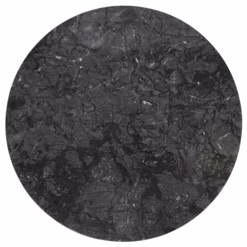 Argon Tableware Round Marble Chopping Board in Black and White, Diameter: 30 cm – 3