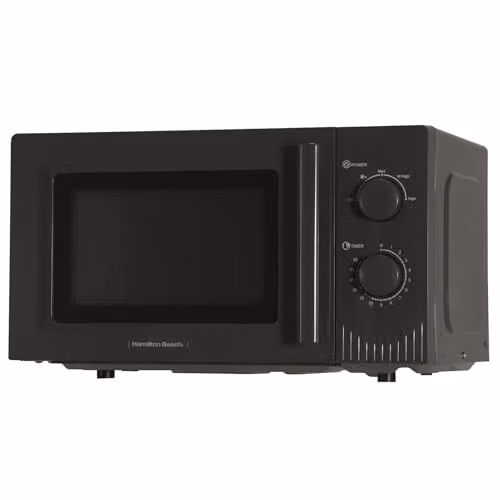 Hamilton Beach 20L Solo Countertop Microwave, 800W, Grey and White