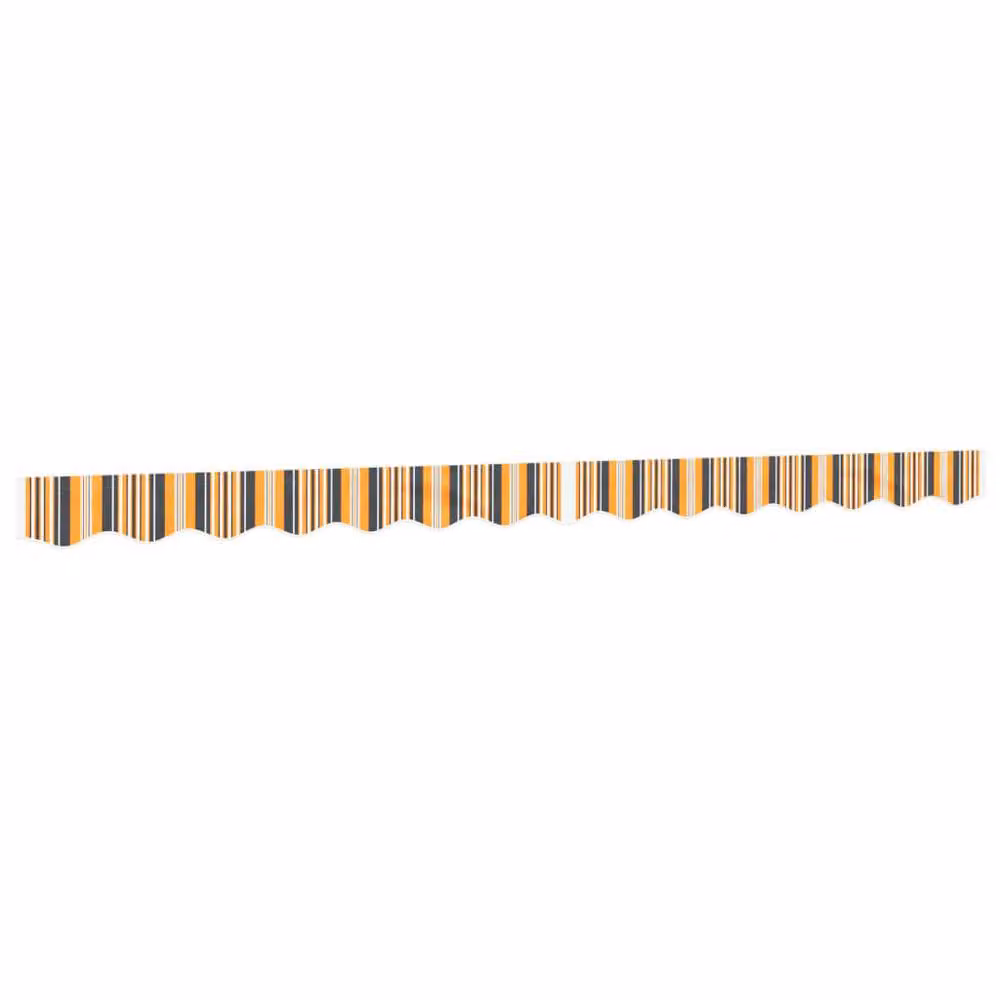 Berkfield Home Replacement Awning Valance Fabric, Yellow and Grey Stripe, 3.5 m – 2