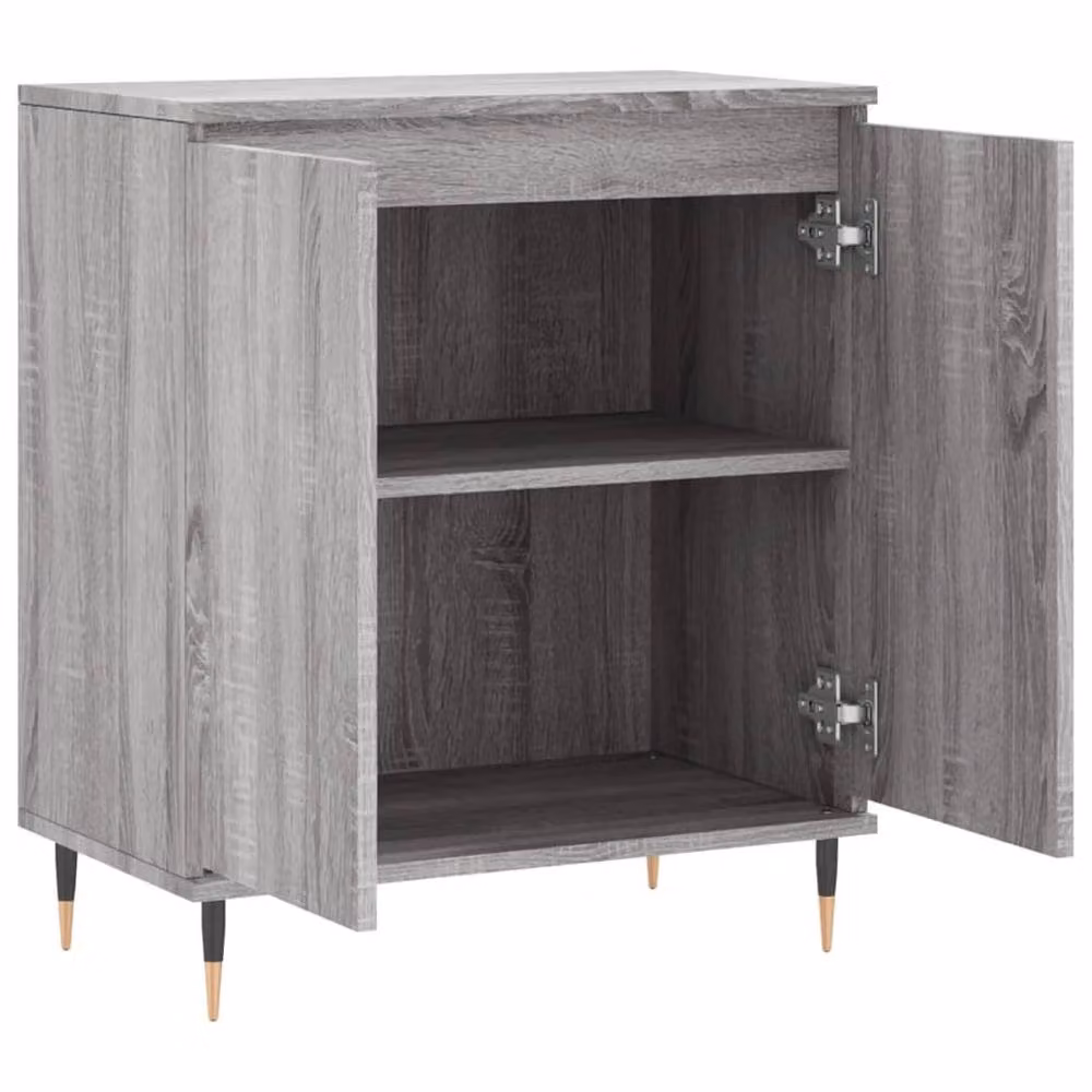Berkfield Home Grey Sonoma Sideboard in Engineered Wood, W/D/H: 60 x 35 x 70 cm – 2