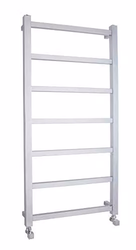 Hudson Reed HL376 Eton Modern Vertical Wall Hung Heated Towel Rail, Chrome, H 120 cm x W 60 cm
