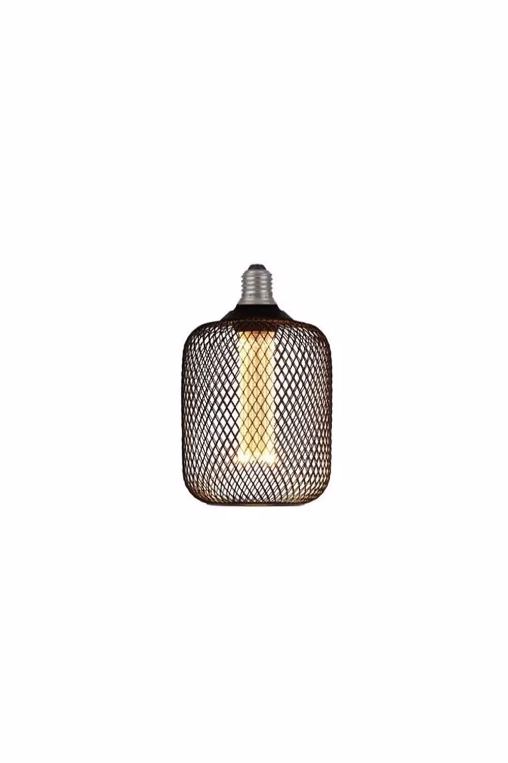 CGC Lighting Decorative Black Mesh Dimmable LED Bulb, E27, 1800K Ultra Warm White – 2