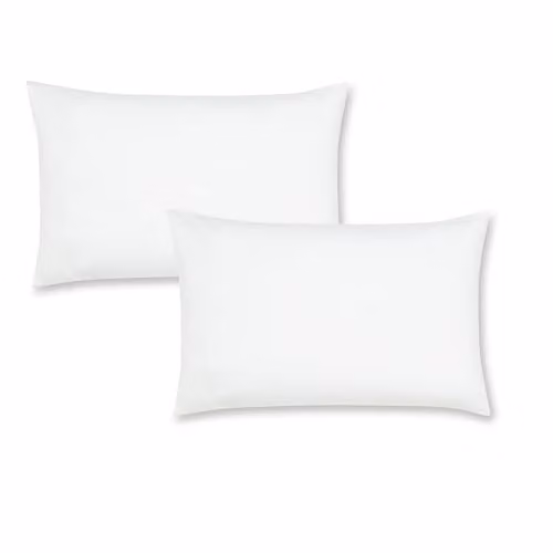 Catherine Lansfield White Brushed Cotton Flannelette Pillowcase Pair, W/H: 50 x 75 cm – 2
