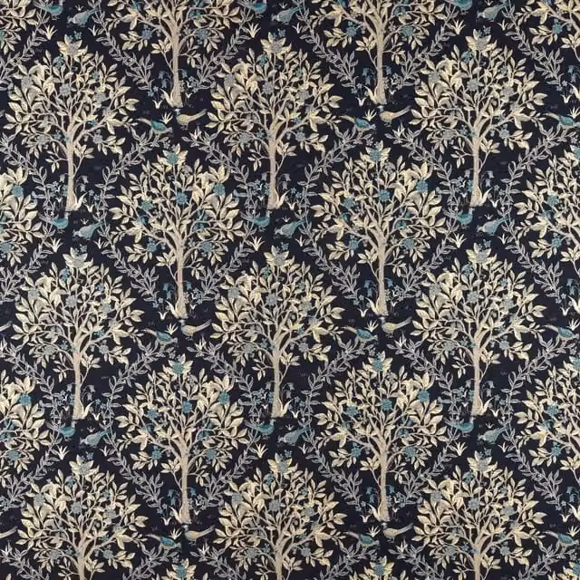 Ashley Wilde Bedgebury Fabric in Blue