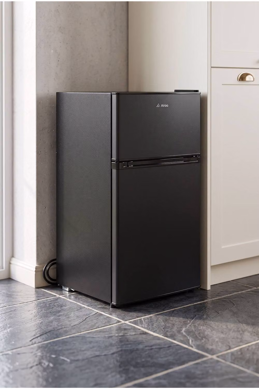 Living and Home 89L Freestanding Top Freezer Fridge in Black – 7