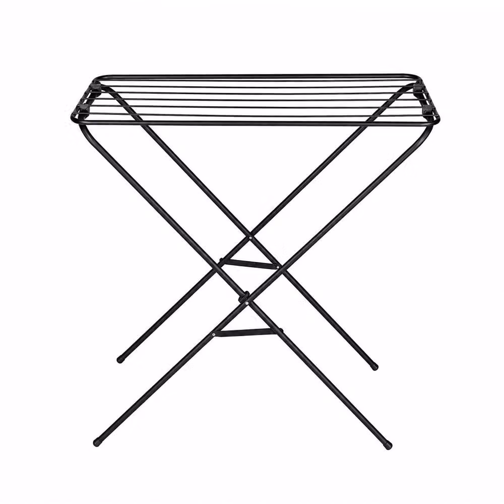 Voltico Foldable Free Standing Clothes Airer Drying Rack in Black – 2