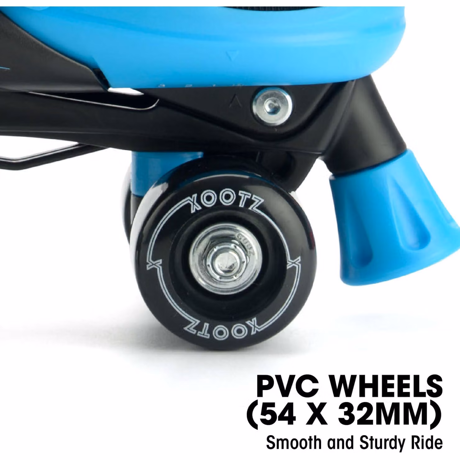 Xootz Kids Adjustable Quad Roller Skates in Blue and Black – 2
