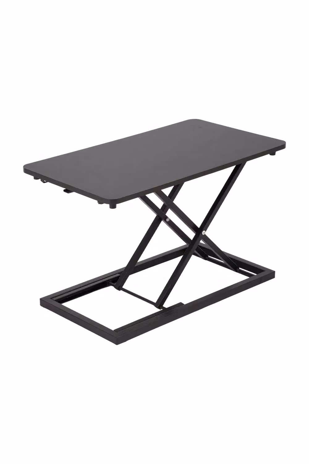 Living and Home Height Adjustable Standing Desk Converter in Black – 3