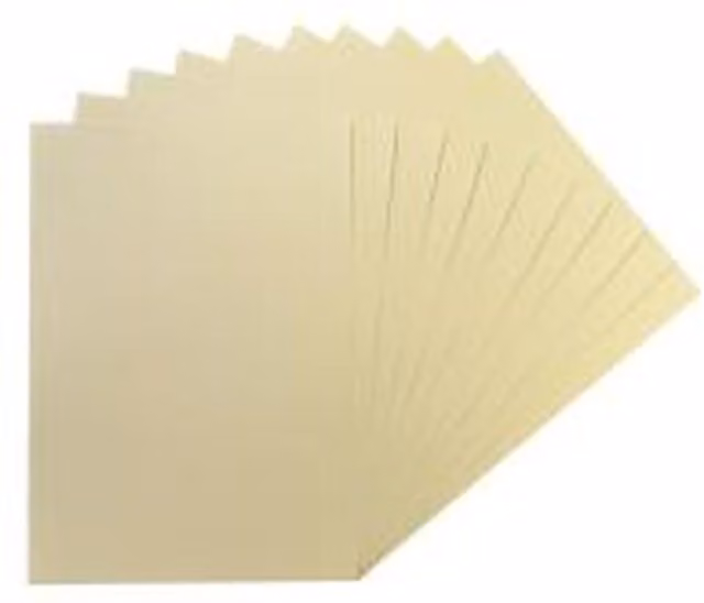Janrax Pack of 100 Coloured Paper Sheets, 75gsm, Beige and White