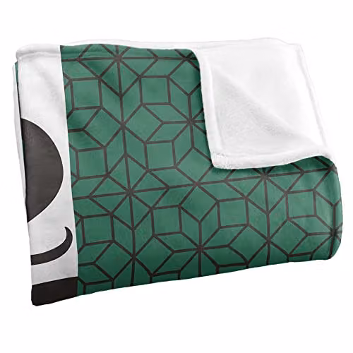 Warner Brothers Harry Potter Slytherin House Pride Fleece Blanket, W/D/H: 152 x 127 cm, White/Multicolour – 2