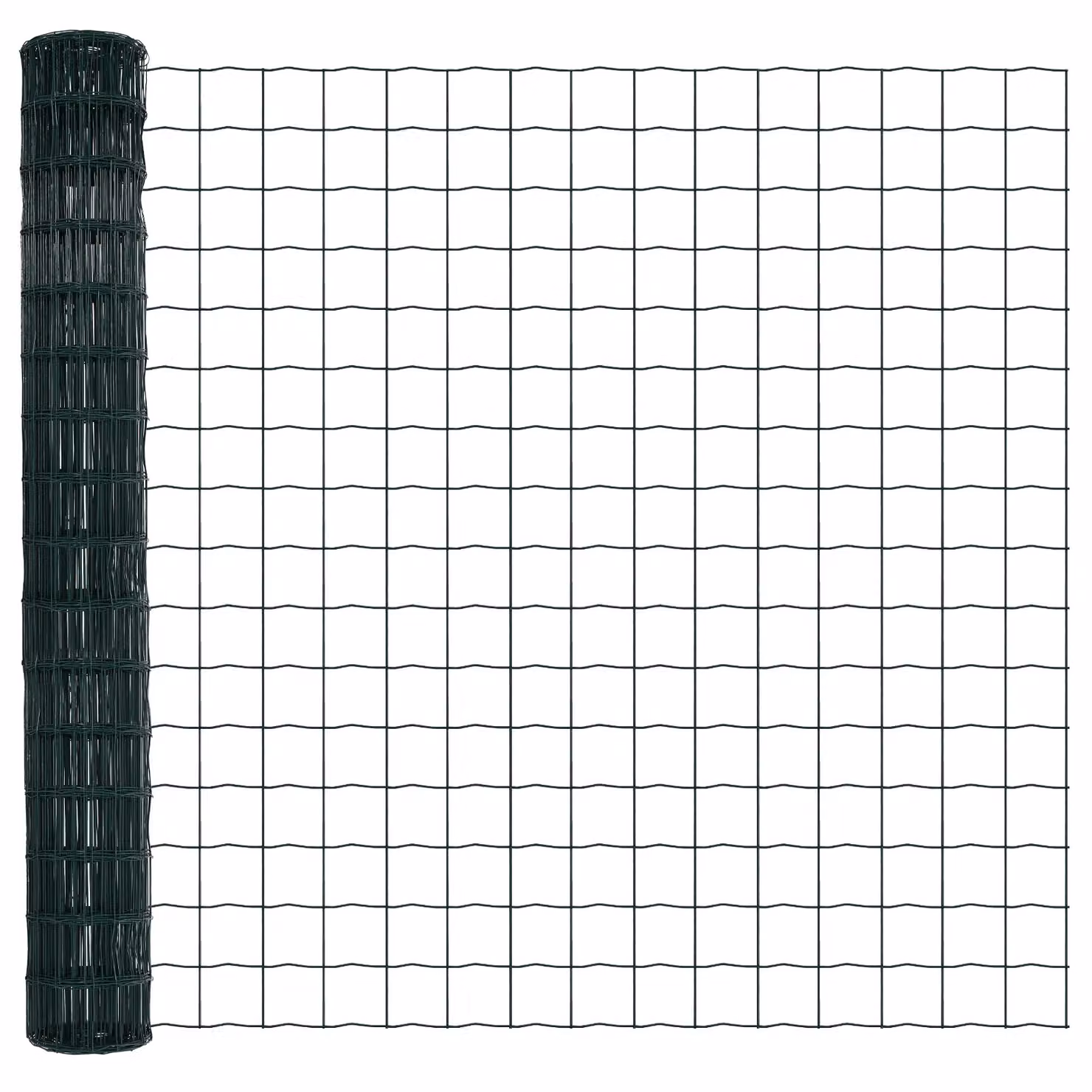 Berkfield Home Euro Fence Green PVC-Coated Steel Fencing, H: 1.6 m x W: 10 m – 3