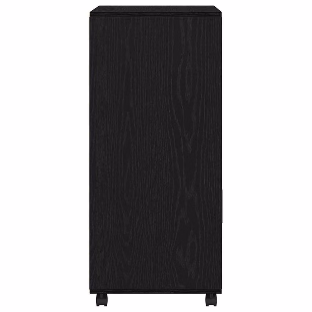 Berkfield Home Rolling Cabinet in Black Oak, W: 55 cm, D: 40 cm, H: 91 cm – 5