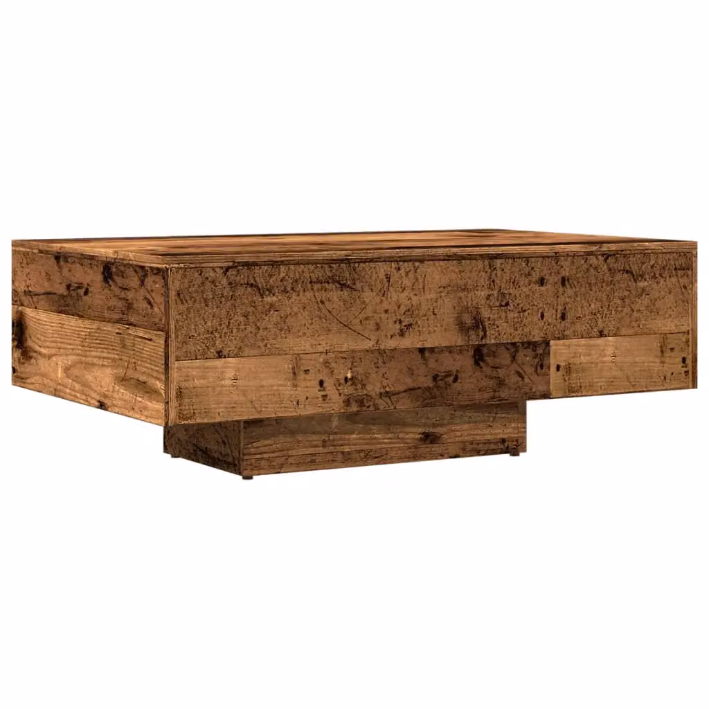 Berkfield Home Old Wood Coffee Table in Brown, W/D/H: 85 x 55 x 31 cm – 2