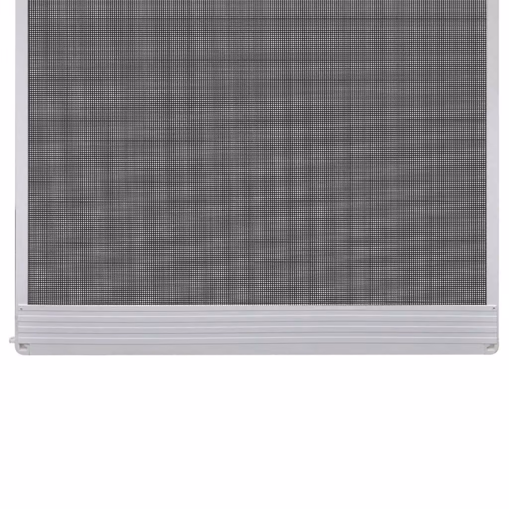 Berkfield Home White Hinged Fibreglass Insect Screen for Doors W: 100 cm, H: 215 cm – 3