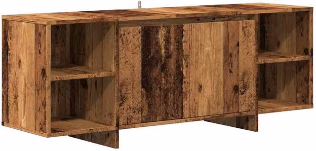 Berkfield Home Rustic Old Wood TV Cabinet in Brown, W/D/H: 130 x 35 x 50 cm