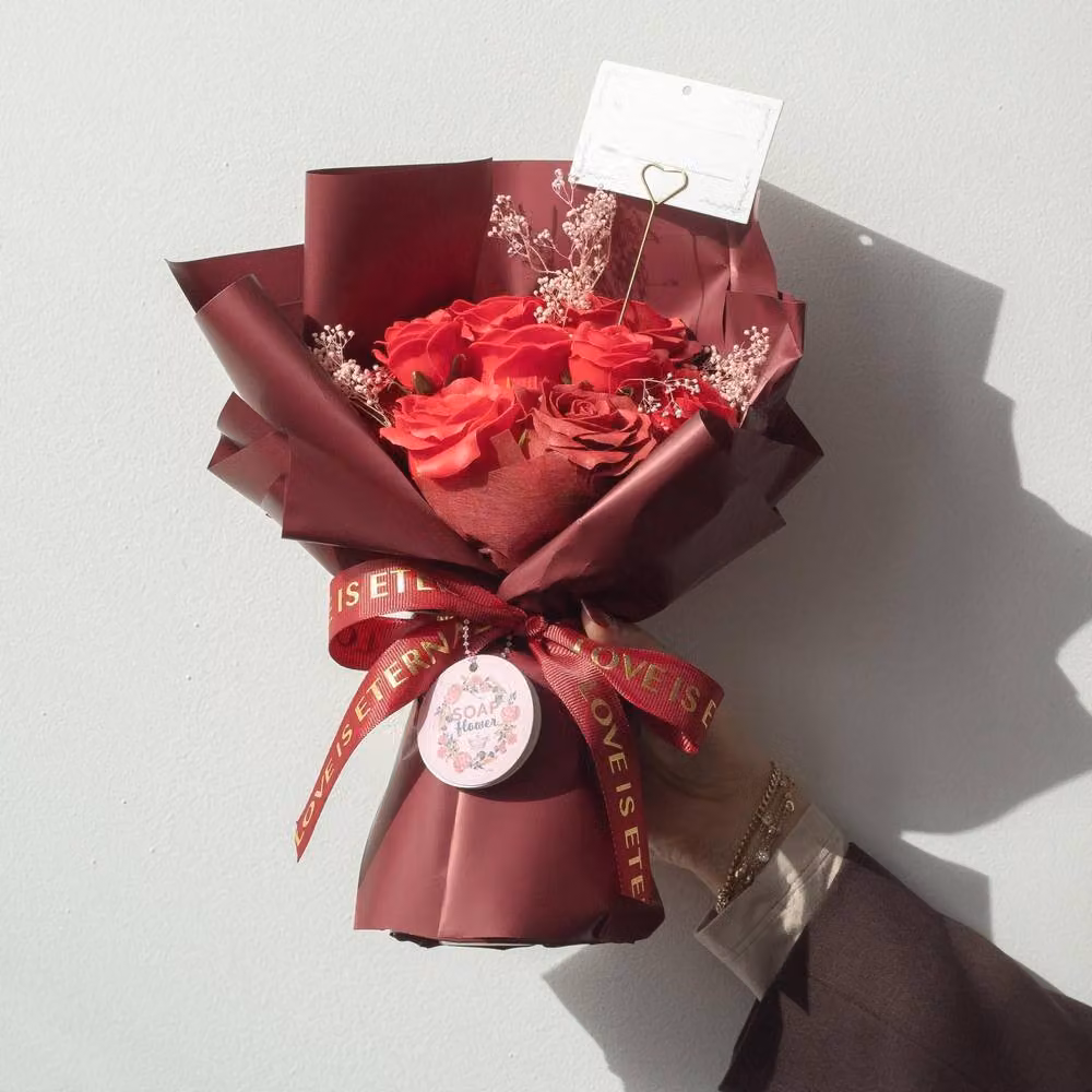 Serenityy Large Red Soap Rose Bouquet for Anniversary, Valentine's Day or Wedding Gifts – 2