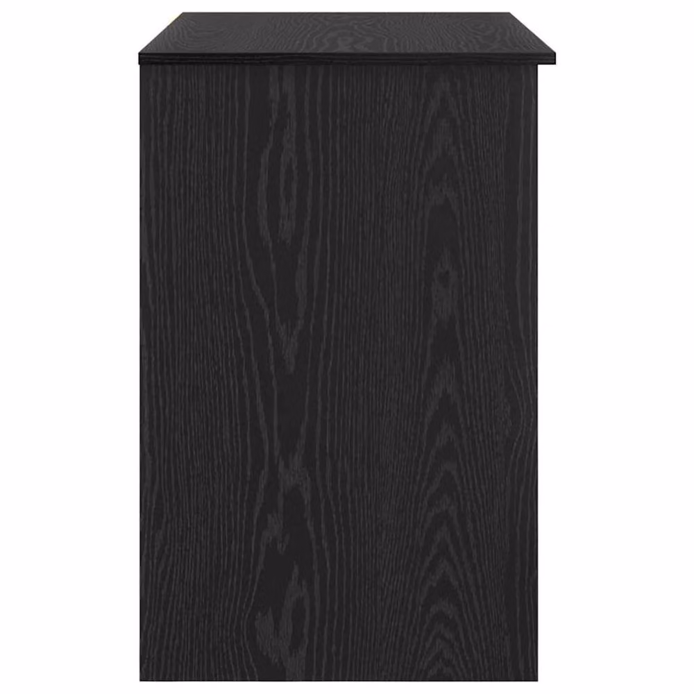 Berkfield Home Modern Writing Desk with Storage in Black Oak, W/D/H: 90 x 49.5 x 75 cm – 6
