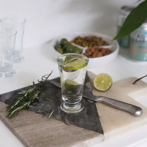 LAV Troya Glass Footed Tumblers, 150ml, Pack of 12, Transparent – 3