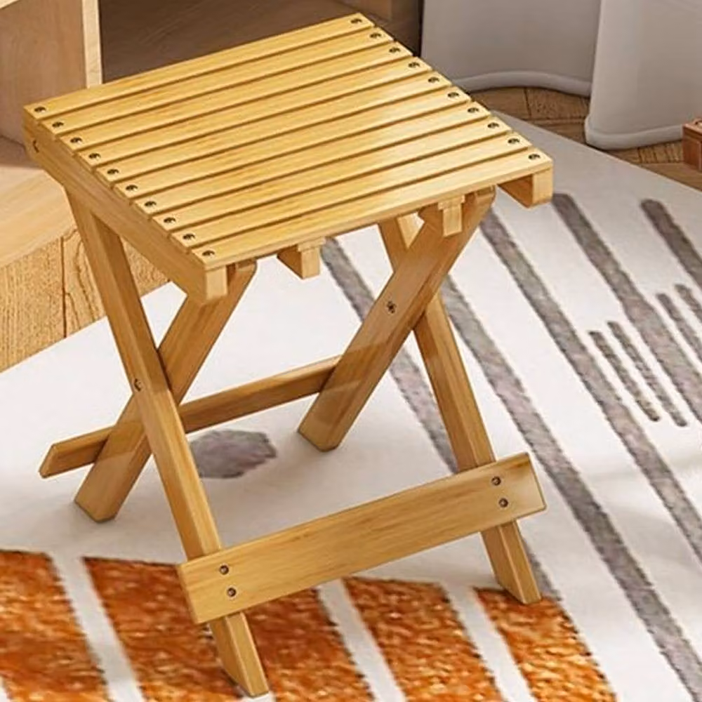 FORGEVIO Rustic Wooden Plant Stand and Garden Side Table in Brown and Beige – 3