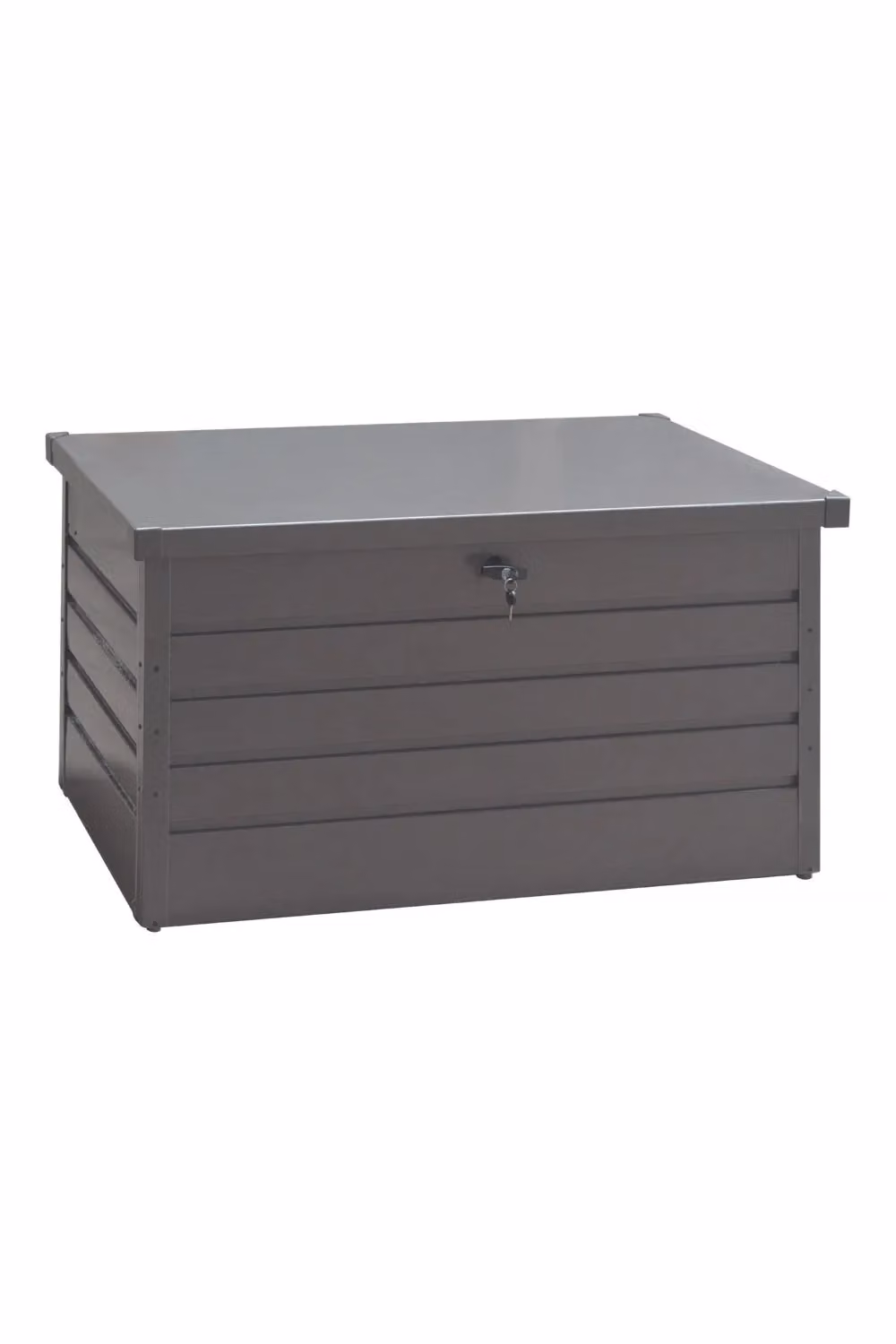 Garden Sanctuary 350L Metal Lockable Outdoor Garden Storage Box in Grey – 3