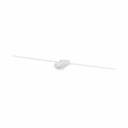 Netlighting Theo 2 Light Integrated LED Wall Lamp in White, 1350Lm, 3000K Warm White