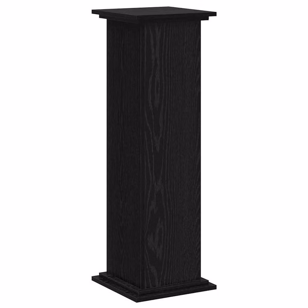 Berkfield Home Black Oak Plant Stand, W/D/H: 33 x 33 x 100 cm – 4