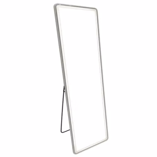 Gr8 Home Smart Full Length LED Mirror, Floor Standing or Wall Mounted, Dimmable with Touch Switch, H 160 cm x W 50 cm