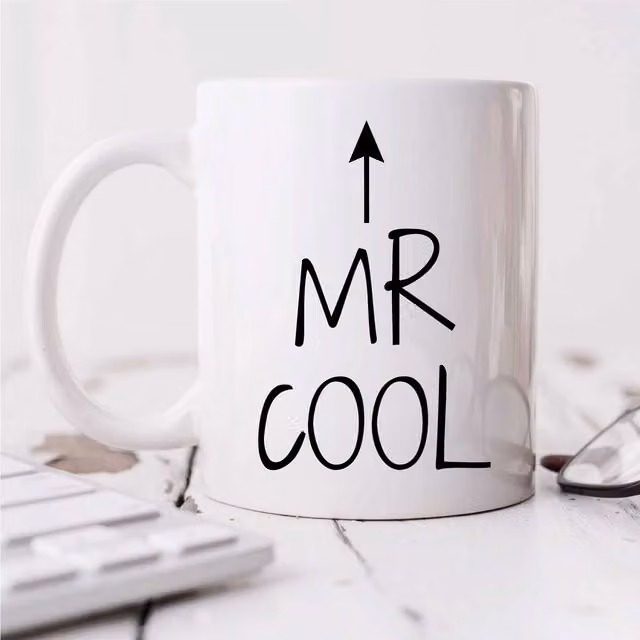60 Second Makeover Mr Cool Ceramic Mug in White
