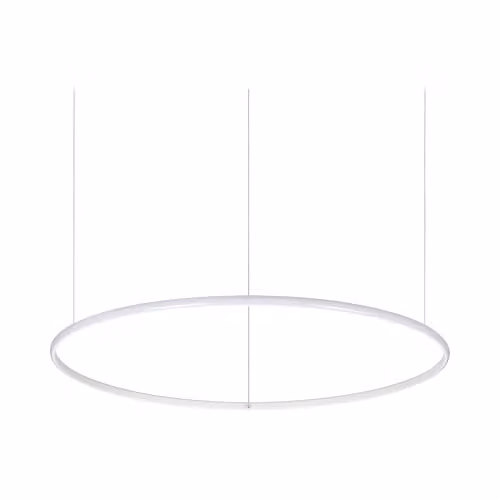 Netlighting Hulahoop LED Round Suspended Pendant Light, White, 3000K – 1