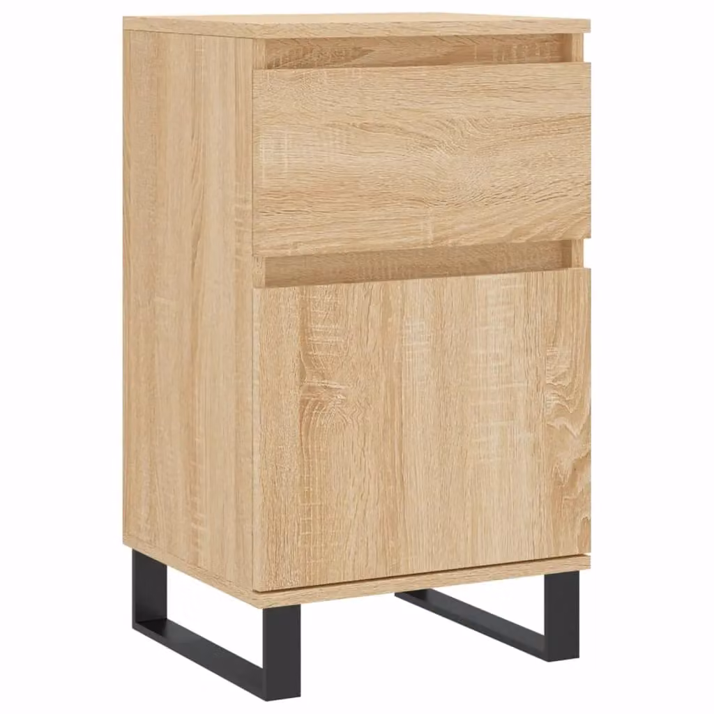 Berkfield Home Sonoma Oak Sideboard in Brown, W/D/H: 40 x 35 x 70 cm – 2
