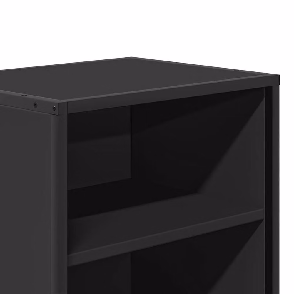 Berkfield Home Elegant Bedside Cabinets, 2 Piece Set in Black, W/D/H: 40 x 31 x 50 cm – 6