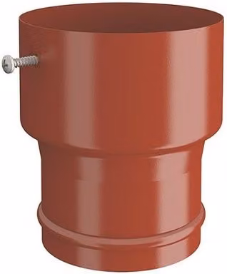 Lindab Steel Hose Connector in Red