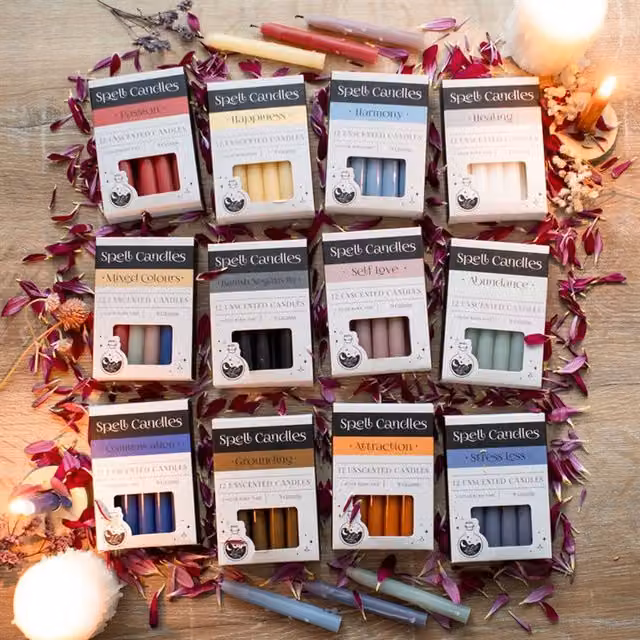 KDMK Passion Spell Candle Set for Love and Creativity in Red
