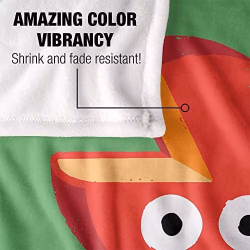 LOGOVISION David Olenick Infactive Silky Touch Super Soft Fleece Throw Blanket, White, W/D/H: 152 x 127 cm – 3