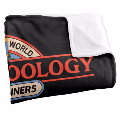Steven Rhodes Cryptozoology For Beginners Multicolour Fleece Throw Blanket W/D/H: 152 x 127 cm – 7