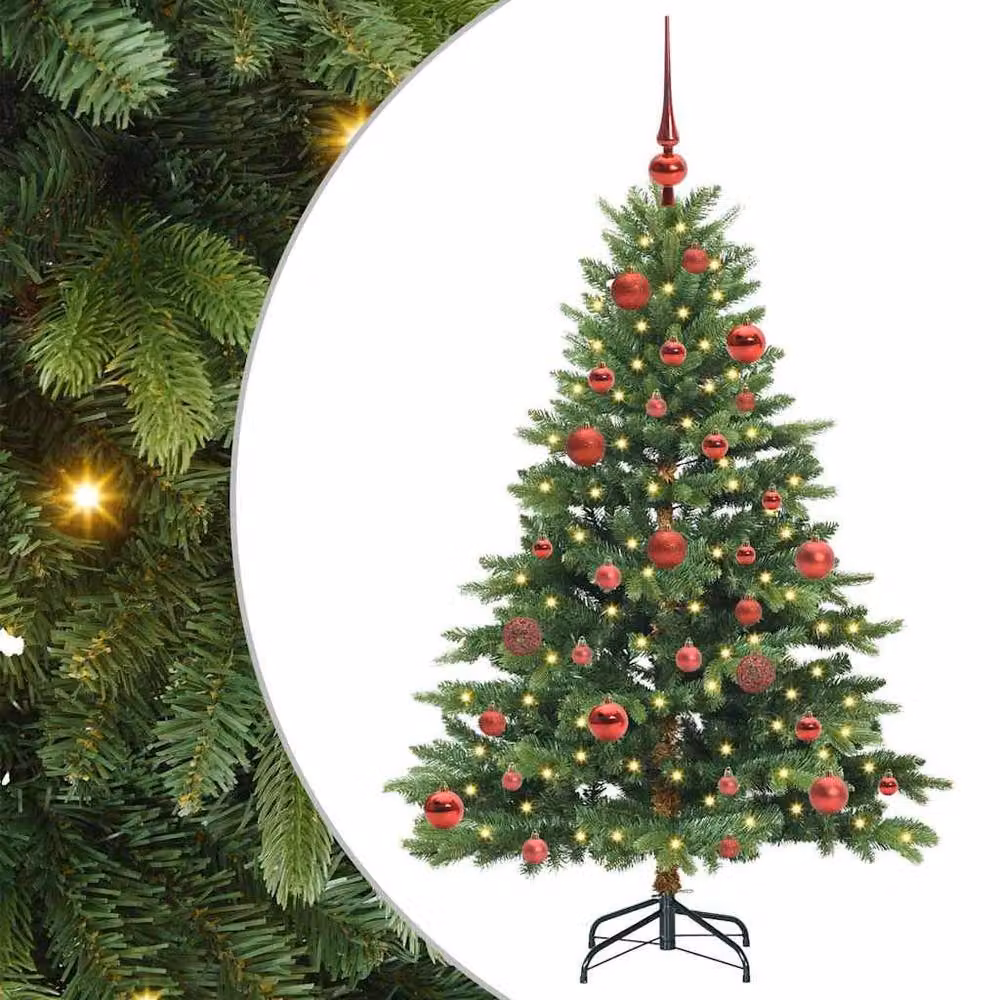 Berkfield Home Beautiful Green Artificial Christmas Tree with 150 LEDs, Height: 150 cm – 3