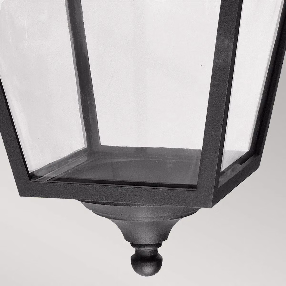 Netlighting Turin Grande Black Outdoor Wall Lantern Light with E27 Socket and IP54 Rating – 3