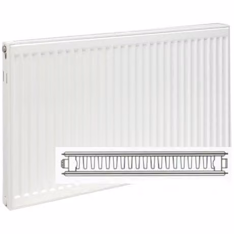 Prorad Type 21 Double Panel Single Convector Radiator, White, W/D/H: 50 x 50 x 50 cm