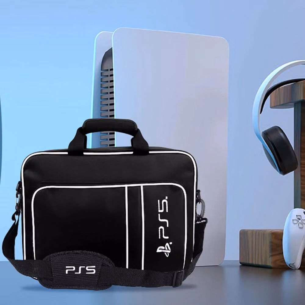 SPETLEK Black Carrier Backpack, Shoulder Bag and Handbag for PS5 and PlayStation, W: 100 cm, D: 15 cm – 3