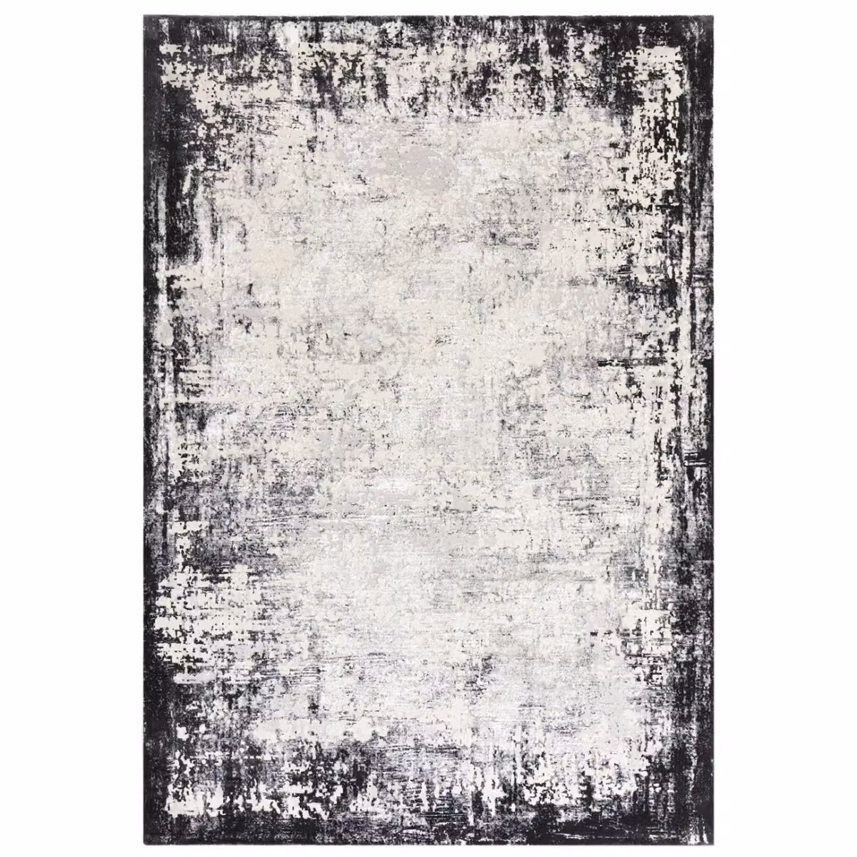 The Rug Shop UK Border Grey Abstract Modern Stain-Resistant Easy to Clean Rug W: 240 cm, L: 340 cm – 6