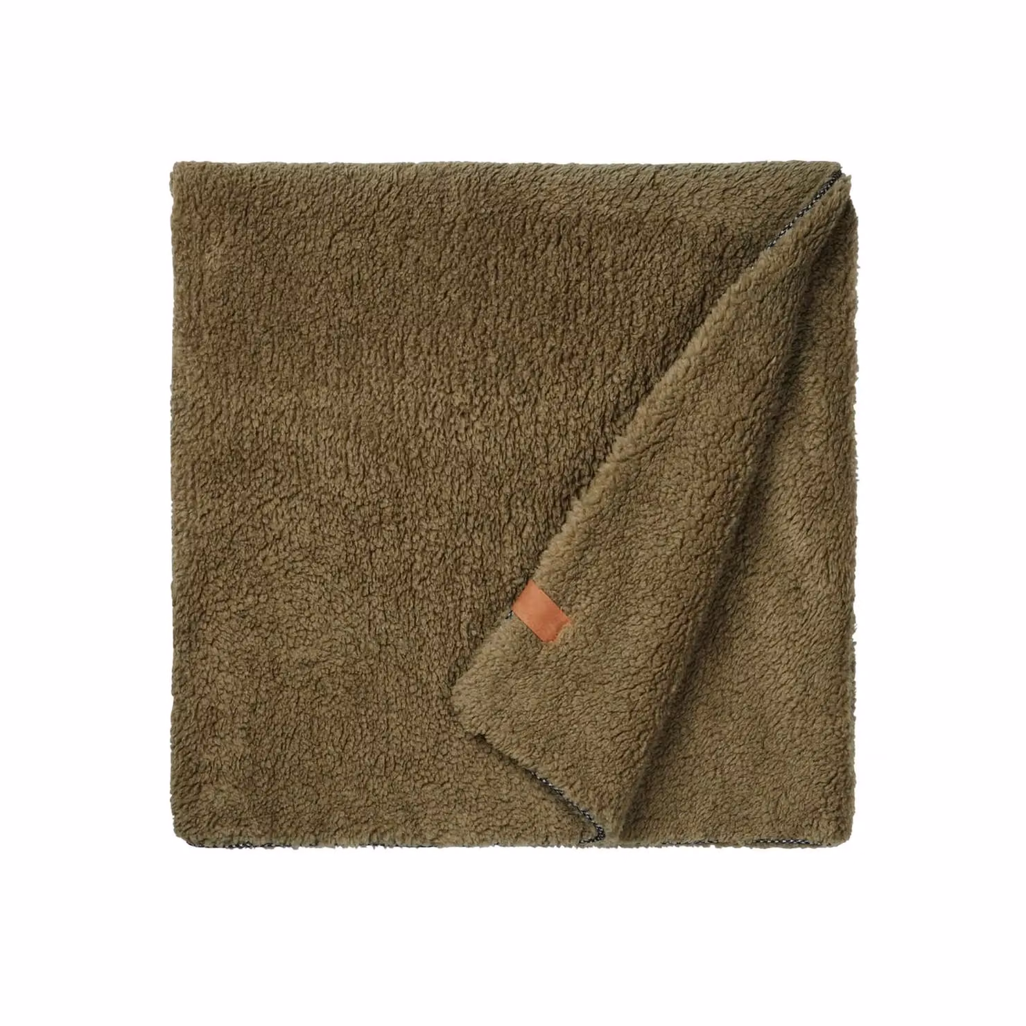 Vinga Maine Double Layer Fleece Blanket in Green, W/D/H: 170 x 130 x 1 cm – 2